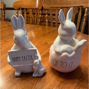 Rae Dunn Easter Bunnies